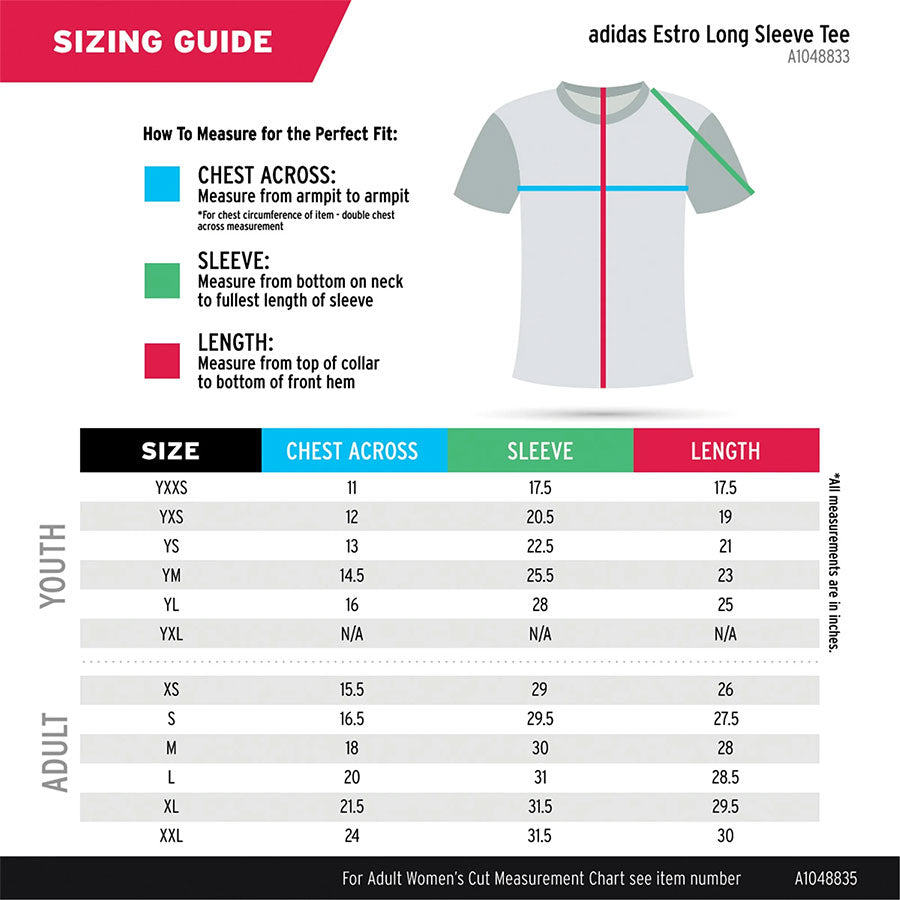 Youth Adidas Team Base Undershirt Tee White