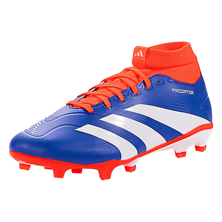 Adidas Predator League Sock FG Firm Ground Cleat Blue/Red