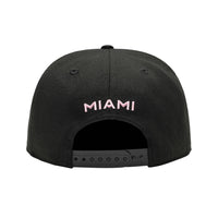 Fan Ink Inter Miami FC Adjustable Snapback Hat Black