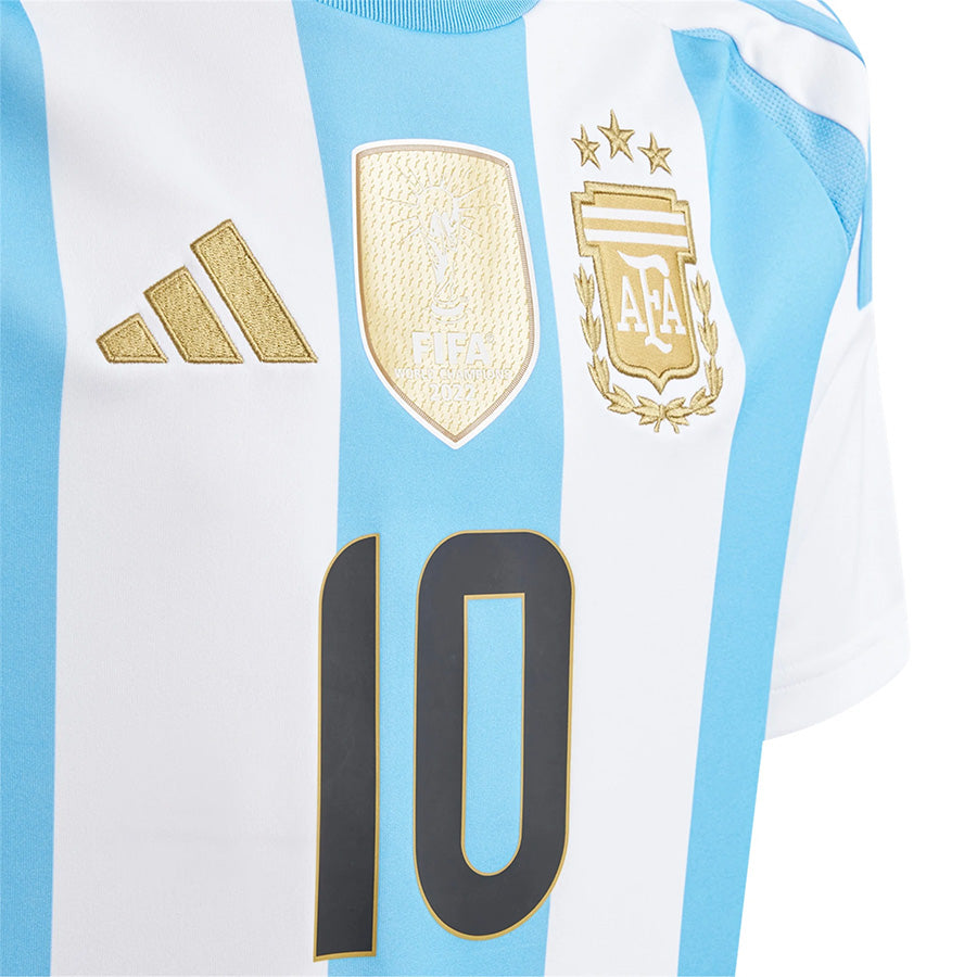 Kid's Adidas Argentina Messi Home Jersey 2024