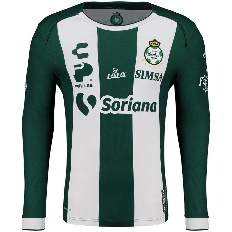 Men's Charly Club Santos Long Sleeve Home Jersey 2024/25