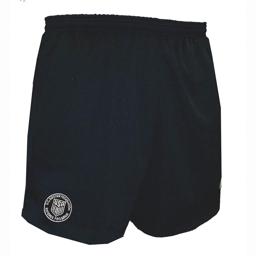 Men's Official Sports USSF Coolwick Referee Shorts Black