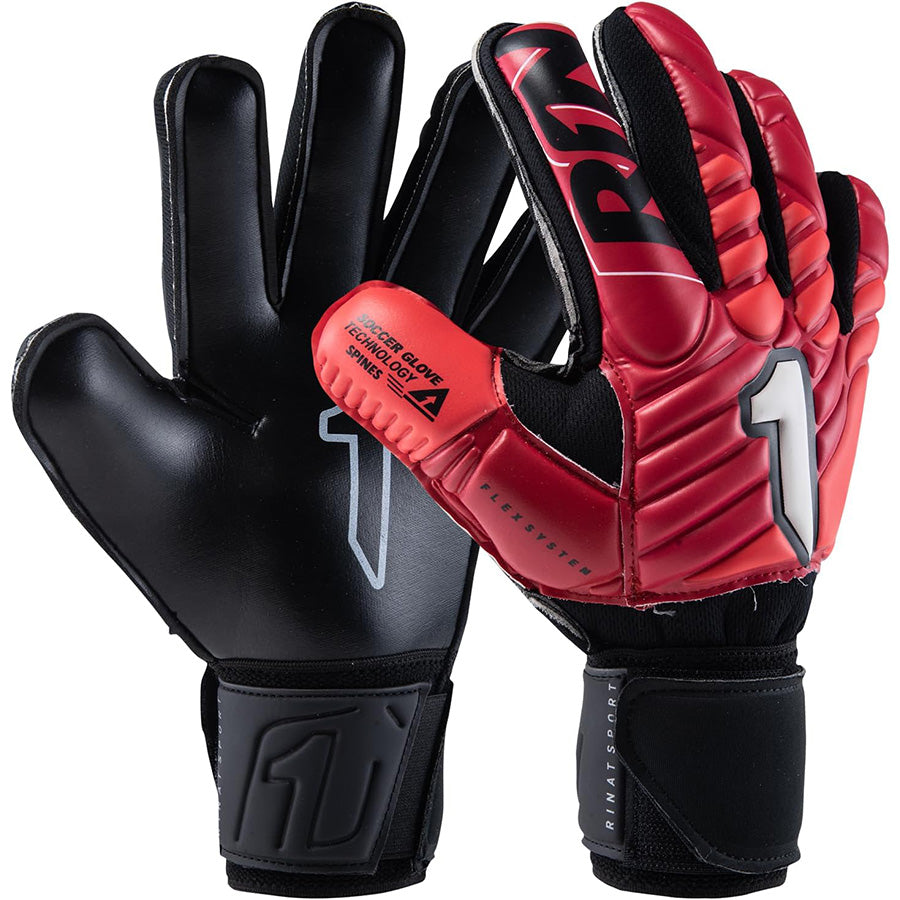 Rinat Meta Tactik GK Finger Protection Goalkeeper Gloves Red