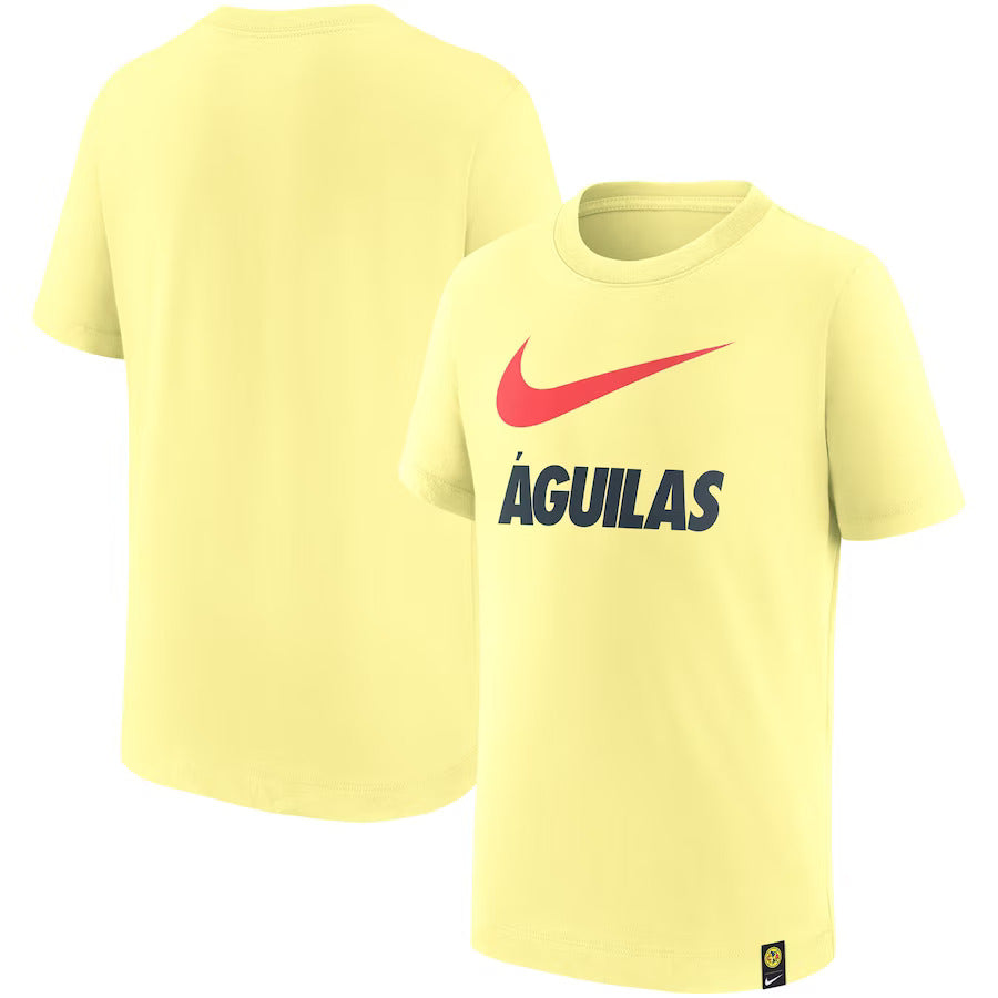 Kid's Club America Club T-Shirt 2021/22 Yellow