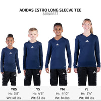Youth Adidas Team Base Undershirt Tee White
